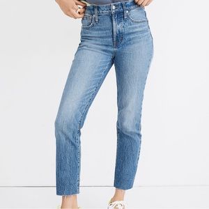 Madewell The Perfect Vintage Jean in Enmore Wash: Raw-Hem Edition, 31, NWT